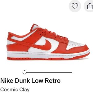 Nike Dunk Low Retro Cosmic Clay Mens 10.5 Womens 12 EUC